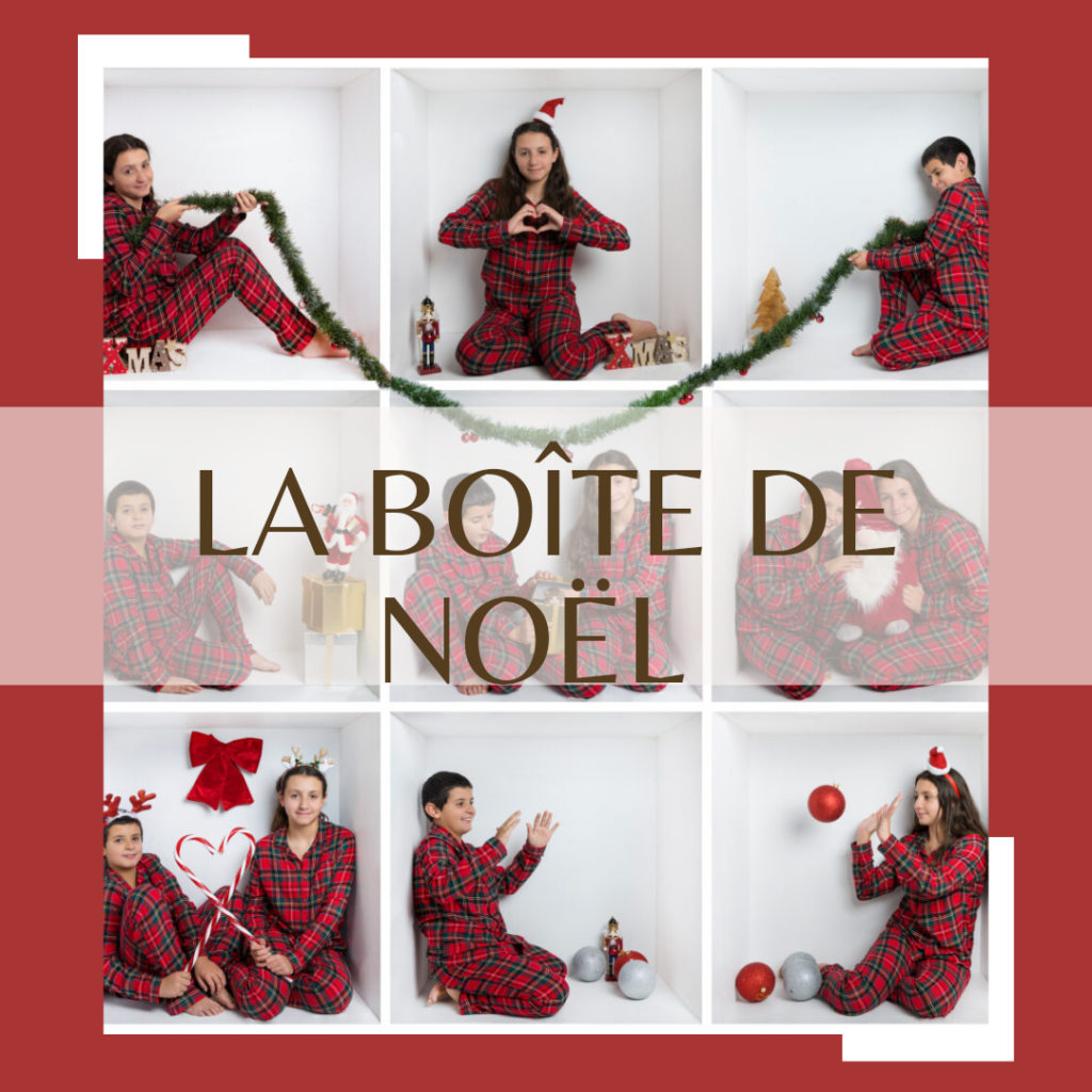 Séance photo Noël 2024 La boite de Noël