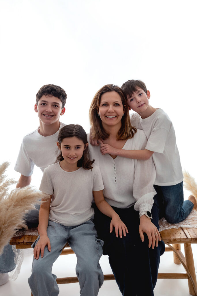Séance photo famille au studio